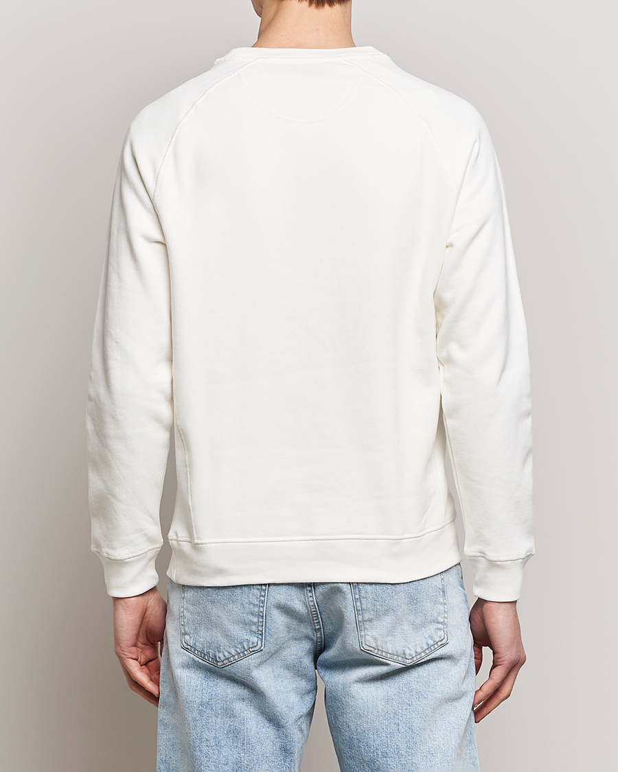 Herr | Tröjor | Barbour International | Holtz Steve McQueen Crew Neck Sweatshirt White