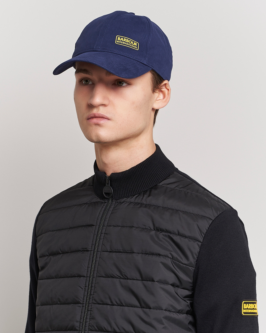 Herr |  | Barbour International | Norton Drill Sports Cap Ink Navy