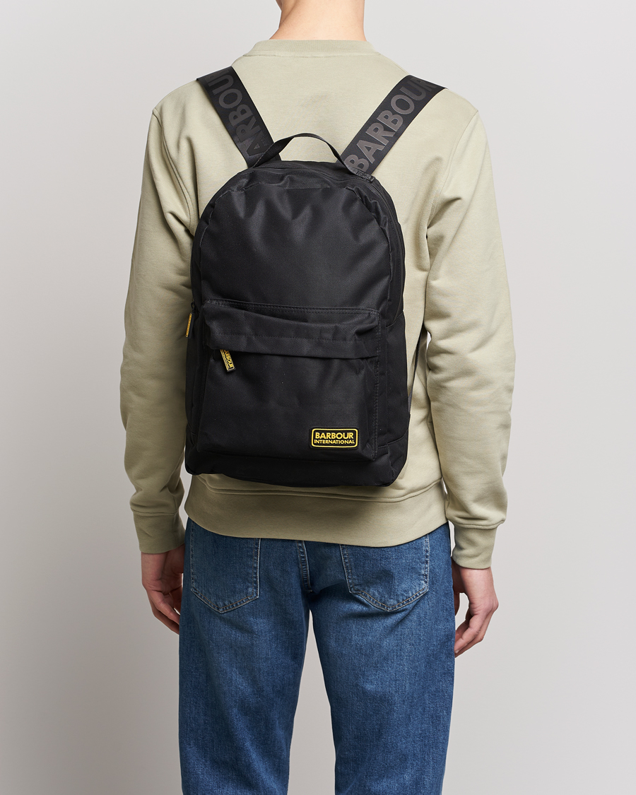 Herr | Barbour International Knockhill Backpack Black | Barbour International | Knockhill Backpack Black