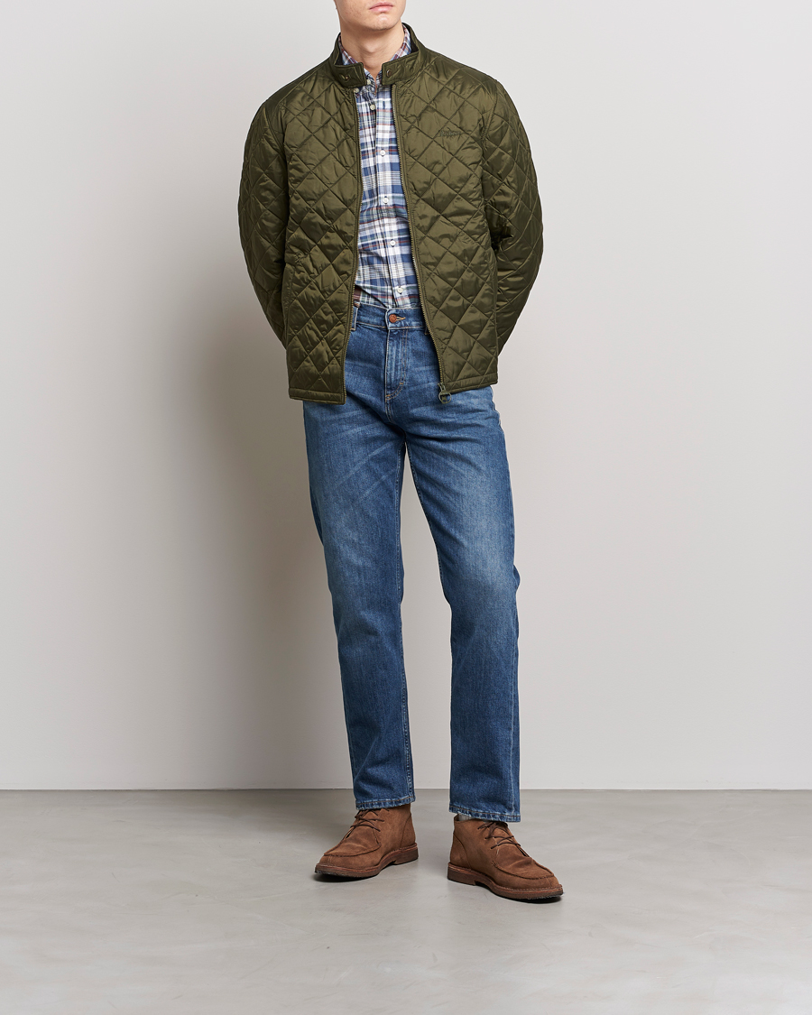 Herr | Jackor | Barbour Lifestyle | Hann Quilted Jacket Olive