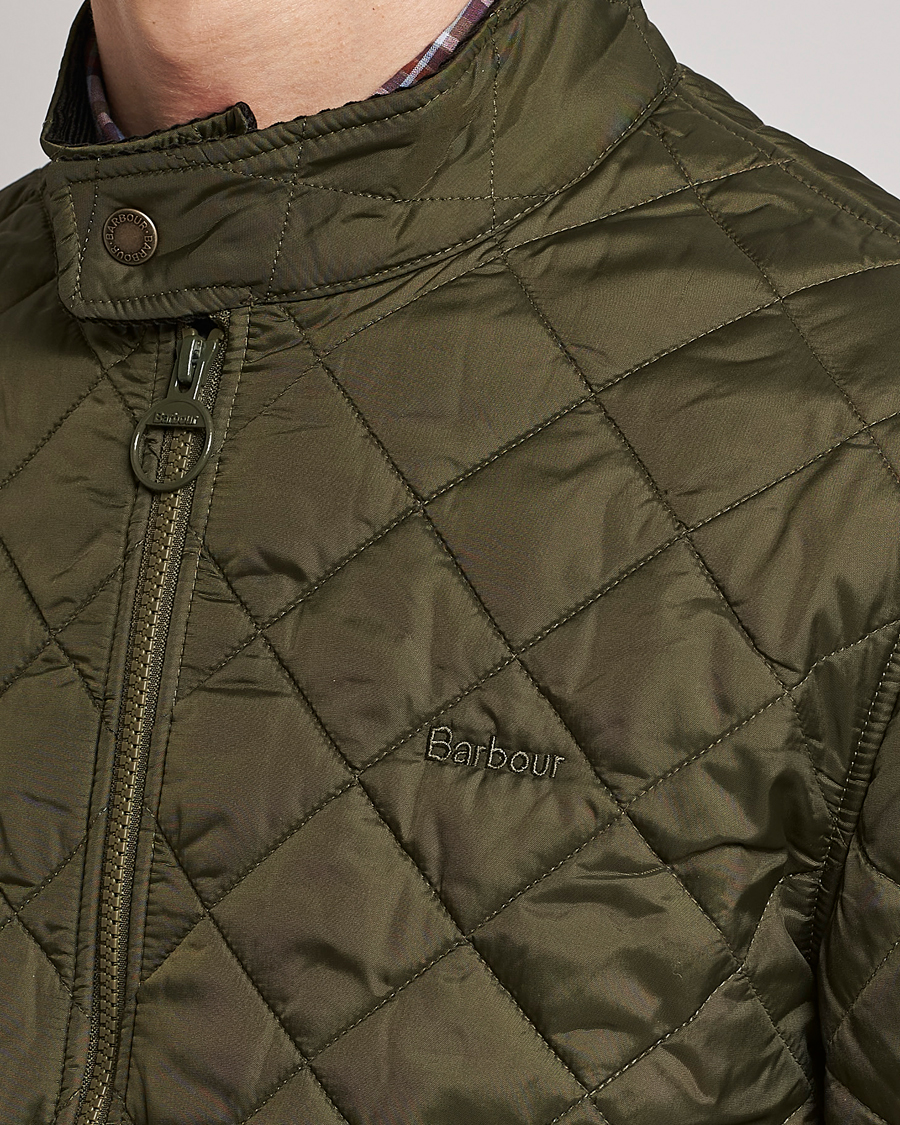 Herr | Jackor | Barbour Lifestyle | Hann Quilted Jacket Olive
