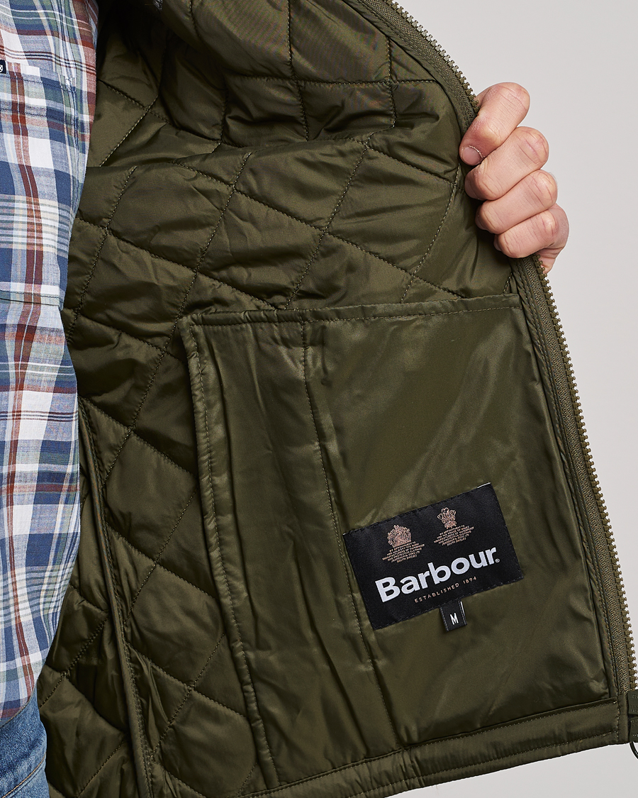 Herr | Jackor | Barbour Lifestyle | Hann Quilted Jacket Olive