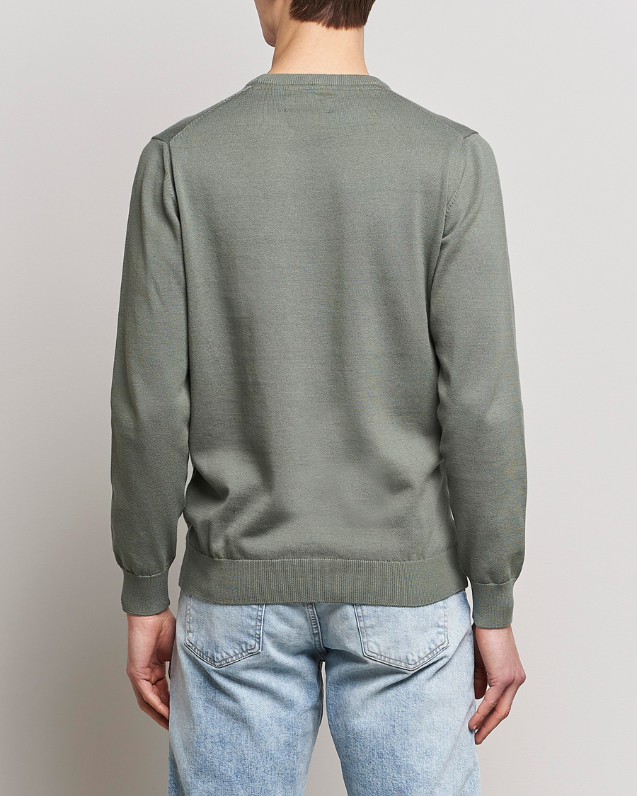 Herr | Tröjor | Barbour Lifestyle | Pima Cotton Crew Neck Agave Green
