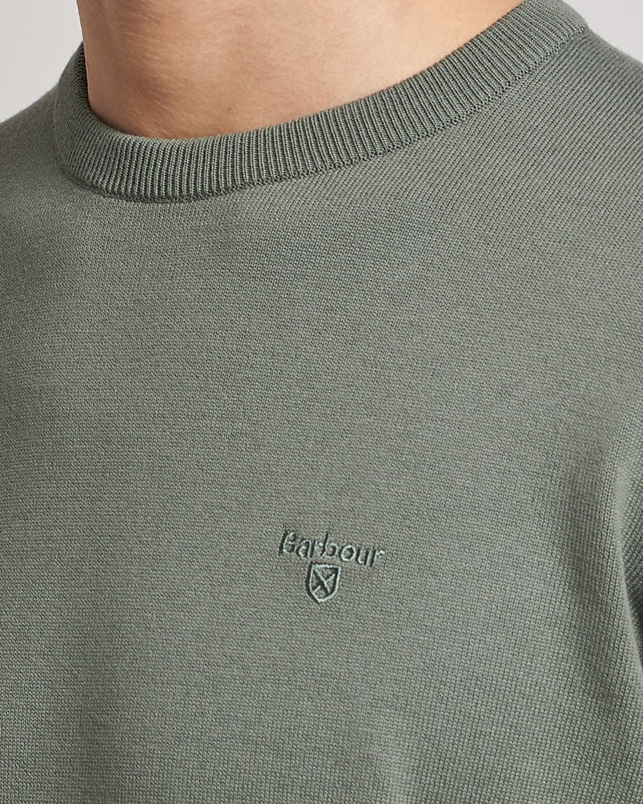Herr | Tröjor | Barbour Lifestyle | Pima Cotton Crew Neck Agave Green