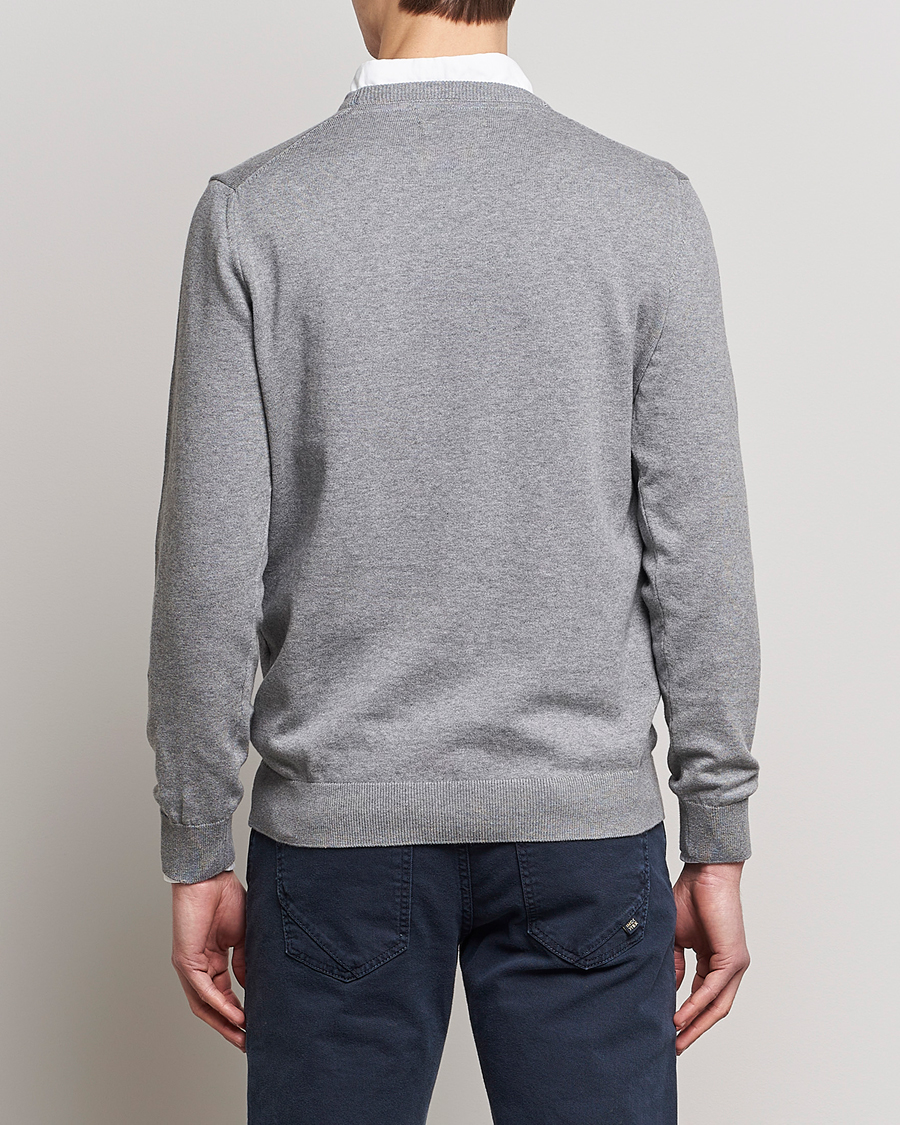 Herr | Tröjor | Barbour Lifestyle | Pima Cotton Crew Neck Grey Marl