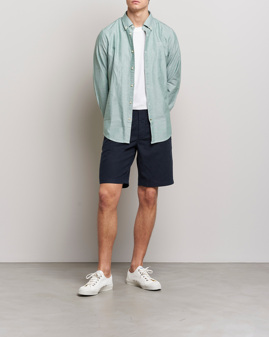 Herr | Shorts | Barbour Lifestyle | Linen/Cotton Drawstring Shorts Navy