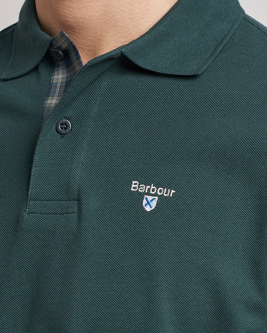 Herr | Pikéer | Barbour Lifestyle | Tartan Pique Polo Green Gables