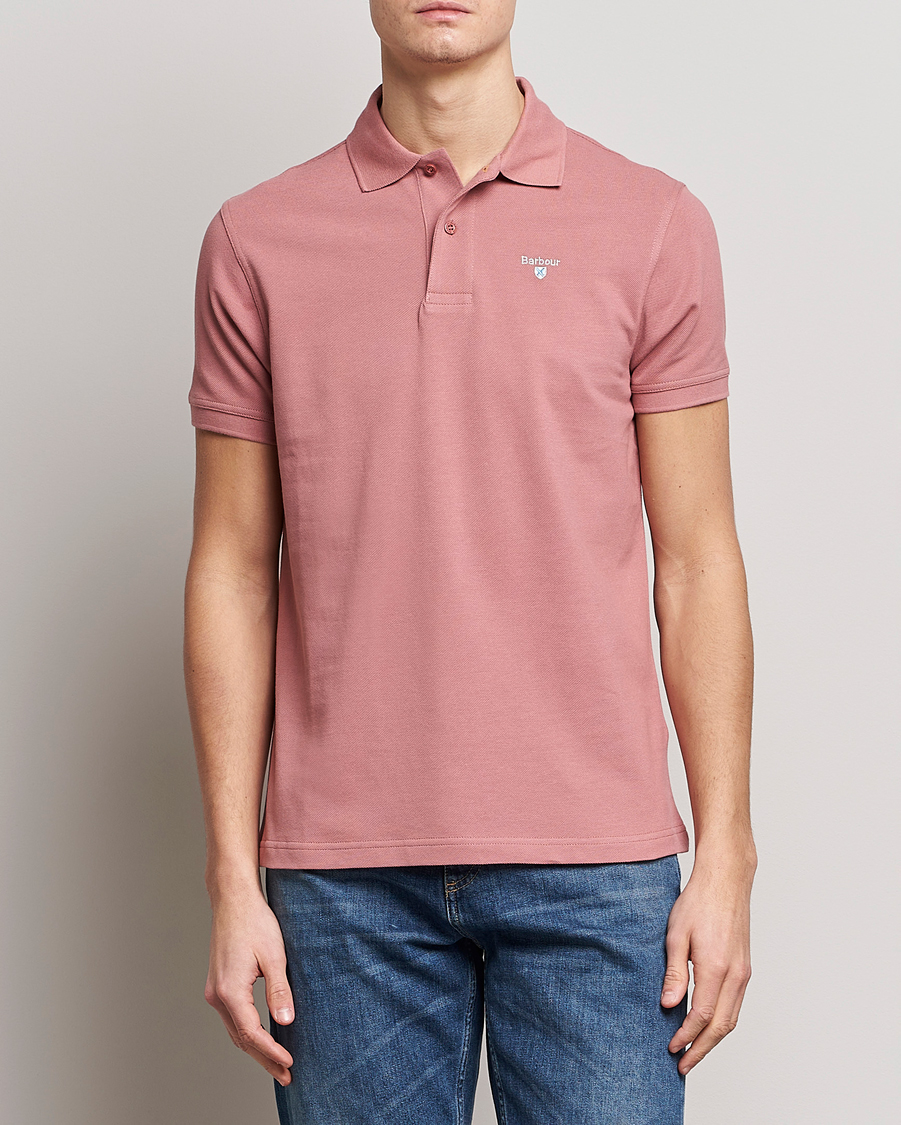 Herr | Pikéer | Barbour Lifestyle | Sports Polo Faded Pink
