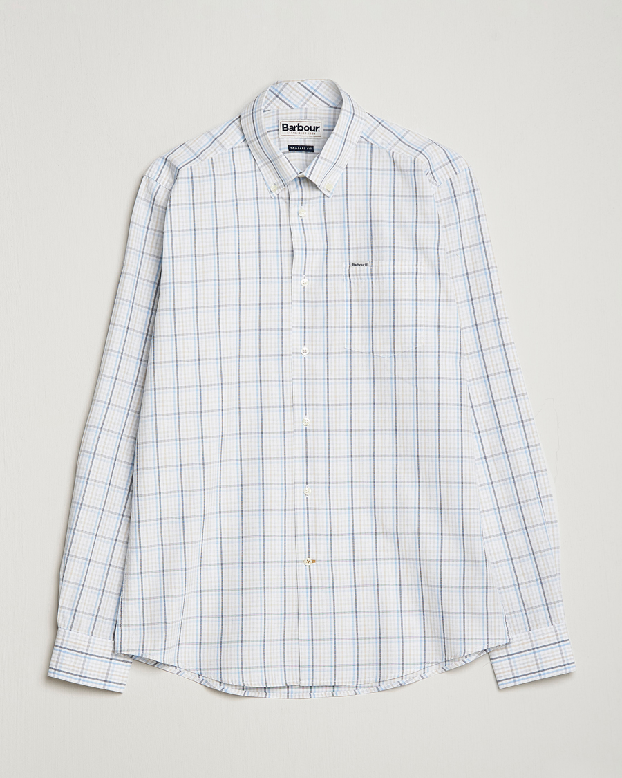Herr | Skjortor | Barbour Lifestyle | Tailored Fit Alnwick Checked Shirt Stone