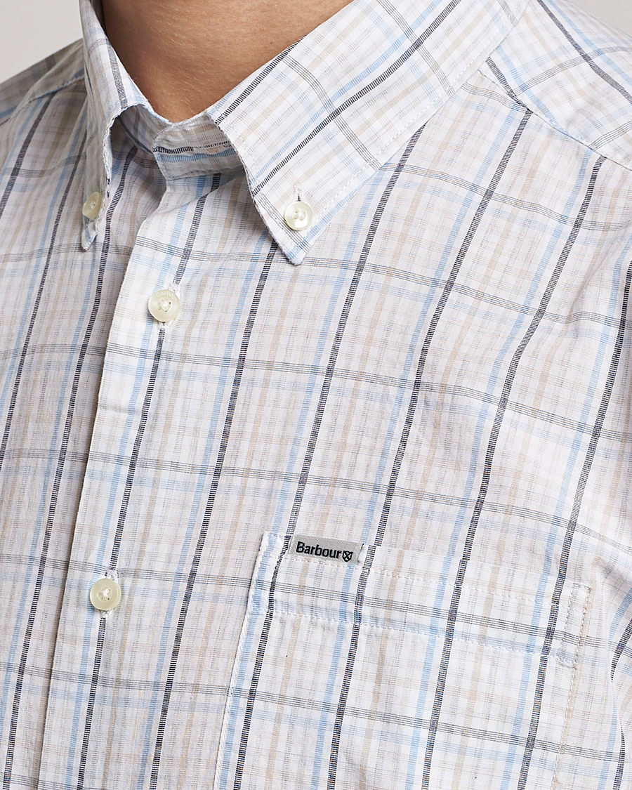 Herr | Skjortor | Barbour Lifestyle | Tailored Fit Alnwick Checked Shirt Stone
