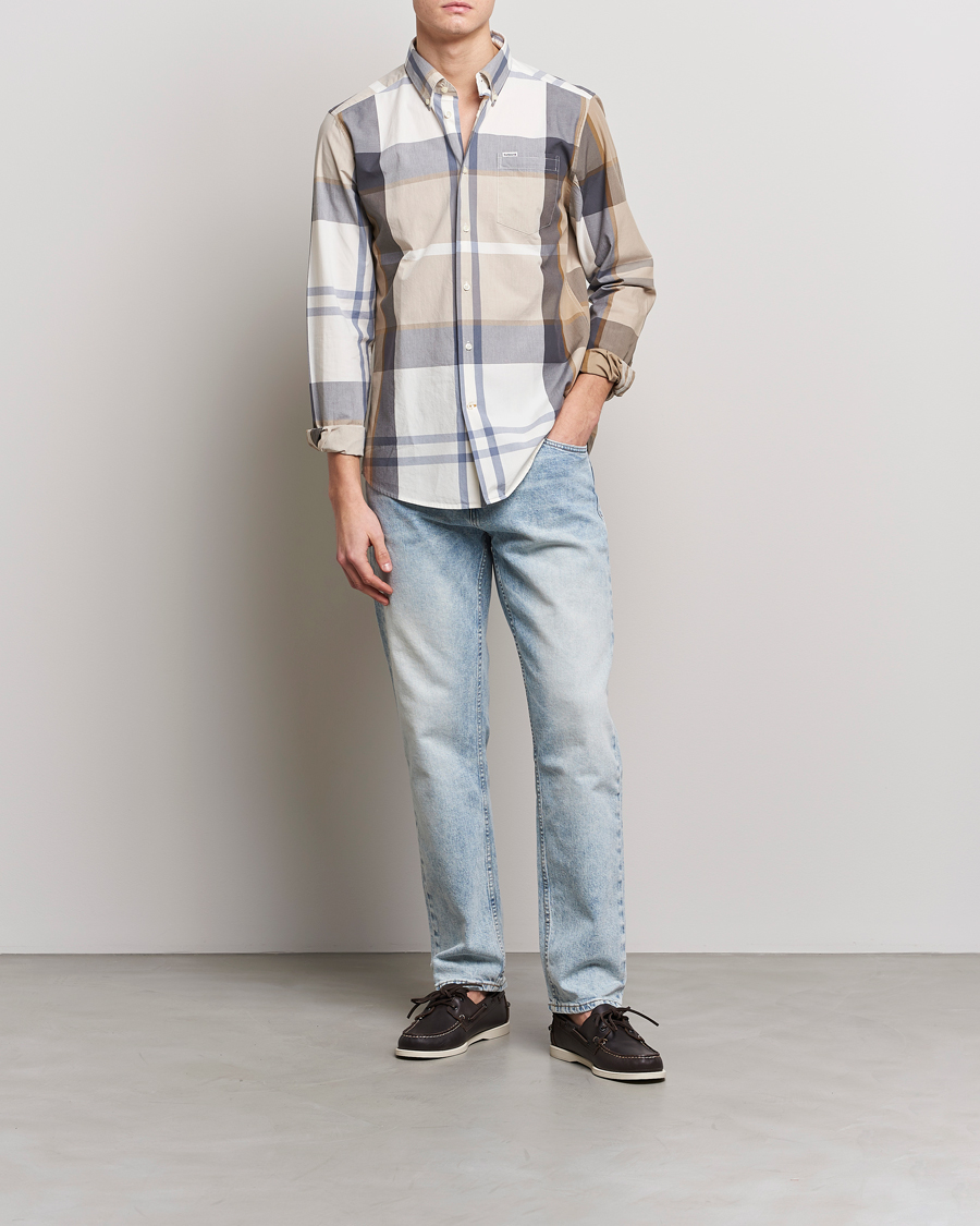Herr | Skjortor | Barbour Lifestyle | Tailored Fit Harris Tartan Shirt Beige