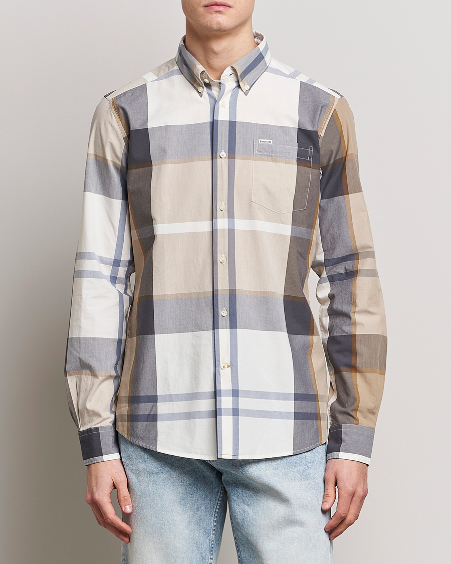 Herr | Skjortor | Barbour Lifestyle | Tailored Fit Harris Tartan Shirt Beige