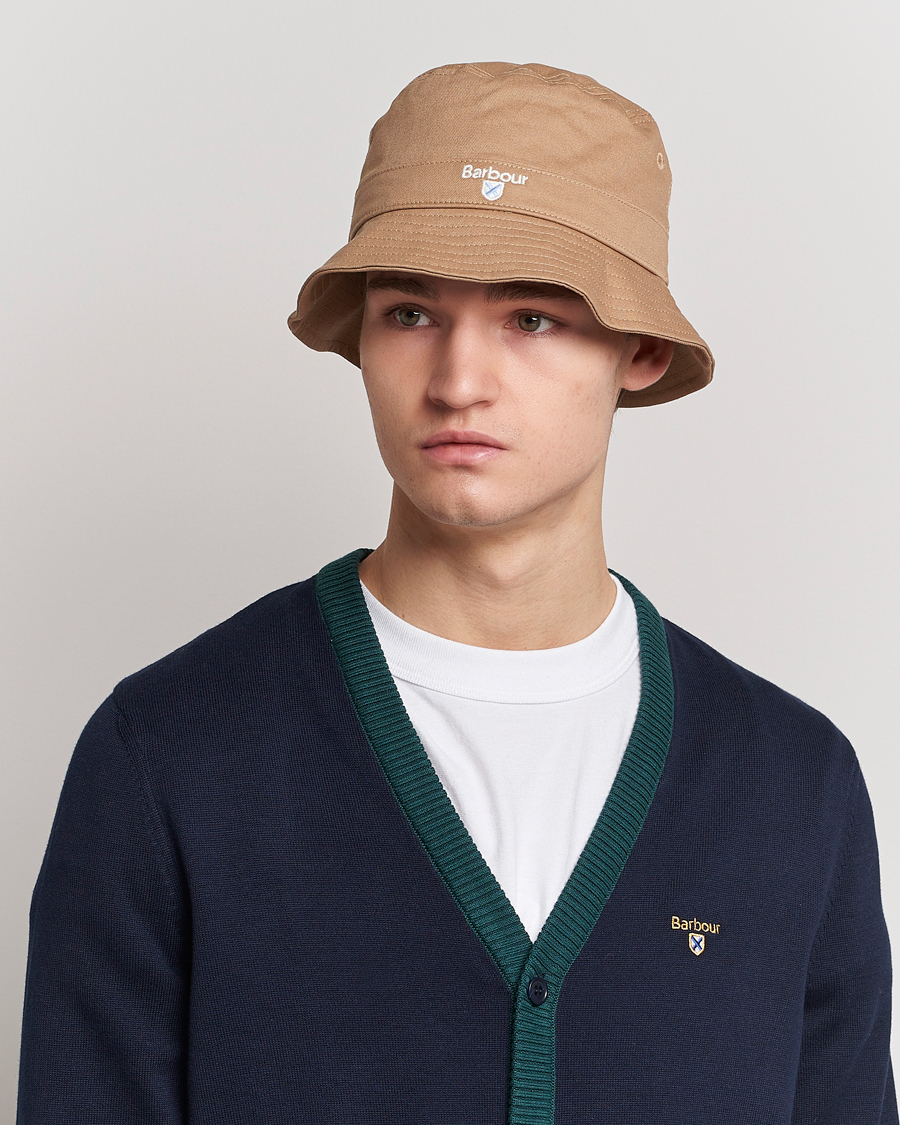 Herr | Barbour Lifestyle Cascade Bucket Hat Stone | Barbour Lifestyle | Cascade Bucket Hat Stone