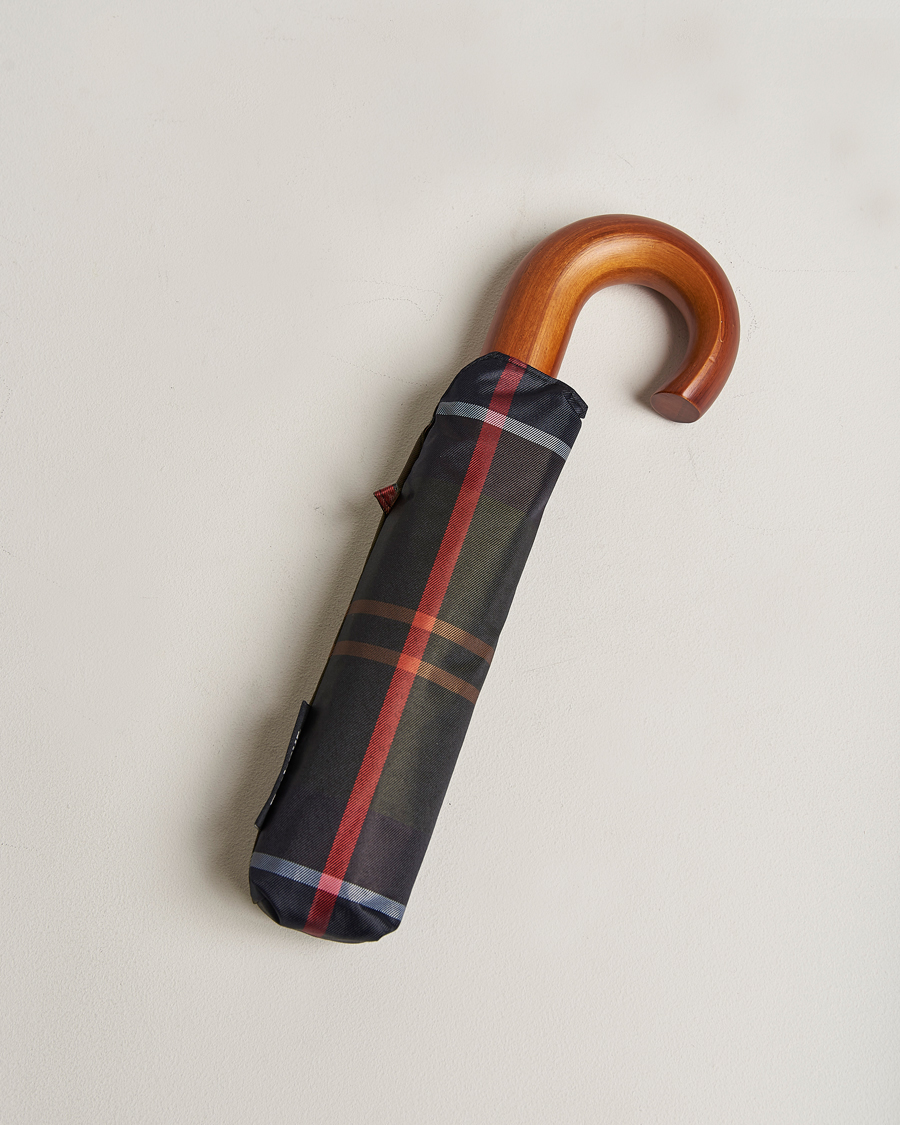 Herr | | Barbour Lifestyle | Telescopic Tartan Umbrella Classic