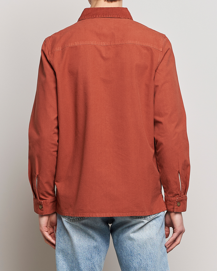 Herr | Jackor | Barbour White Label | Lorenzo Cotton Overshirt Rust