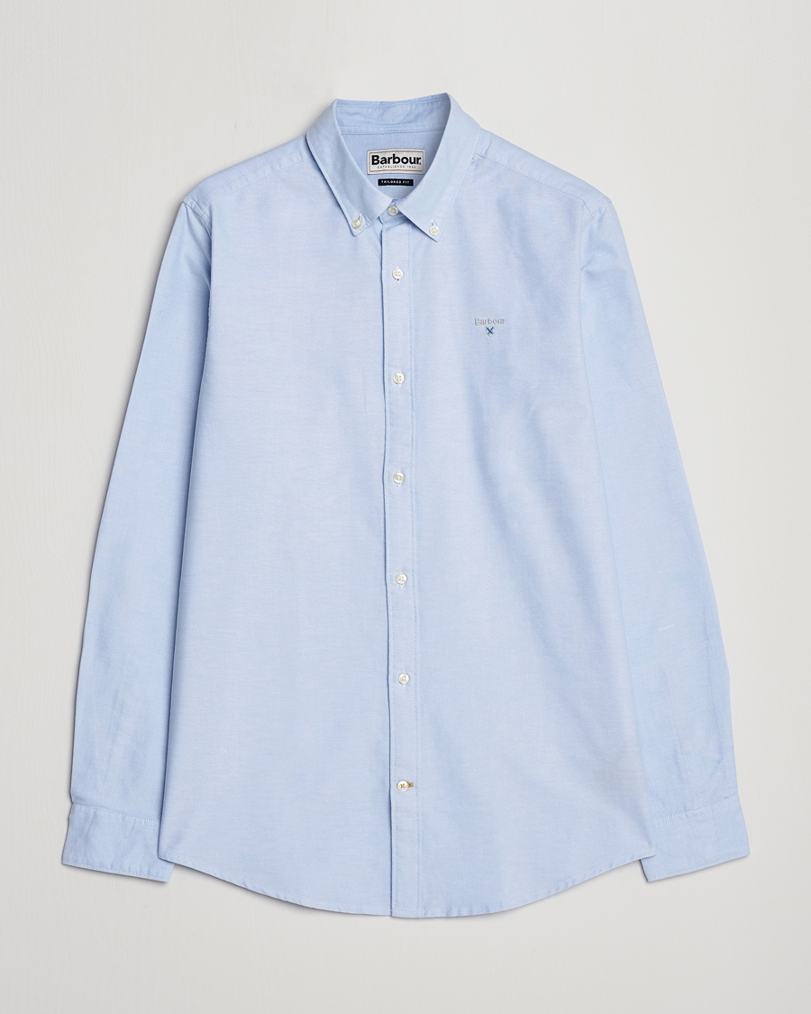 Herr | Best of British | Barbour Lifestyle | Tailored Fit Oxford 3 Shirt Sky Blue