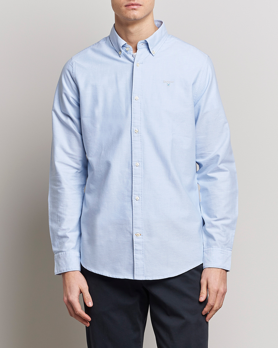 Herr | Best of British | Barbour Lifestyle | Tailored Fit Oxford 3 Shirt Sky Blue