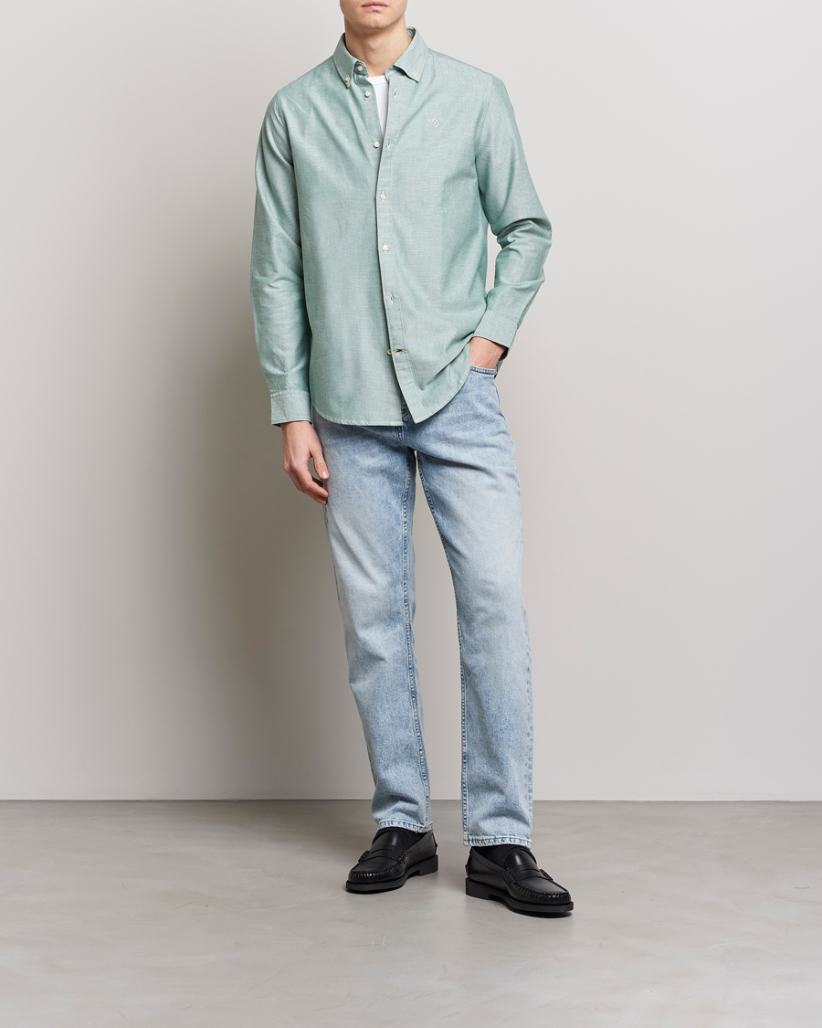 Herr | Skjortor | Barbour Lifestyle | Tailored Fit Oxford 3 Shirt Green
