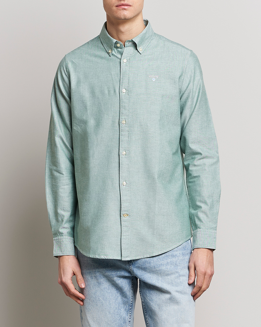 Herr | Barbour | Barbour Lifestyle | Tailored Fit Oxford 3 Shirt Green