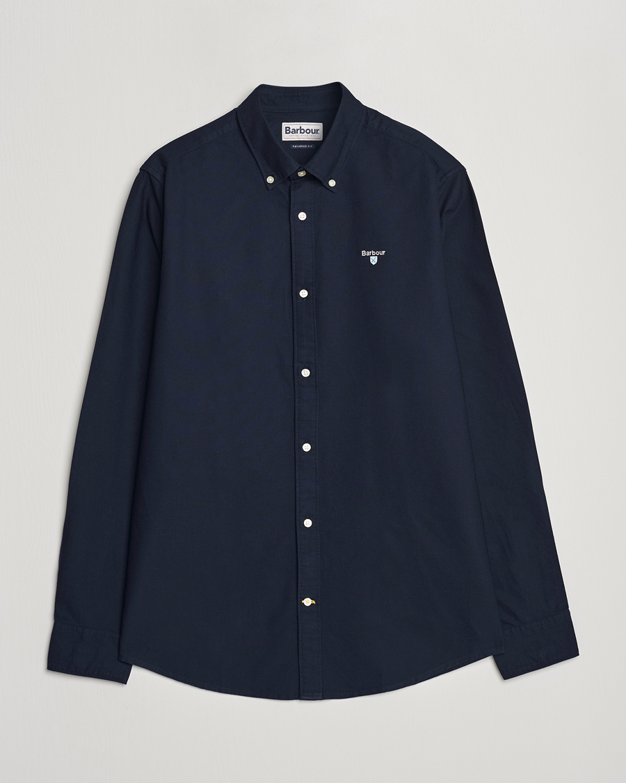 Herr | Best of British | Barbour Lifestyle | Tailored Fit Oxford 3 Shirt Navy