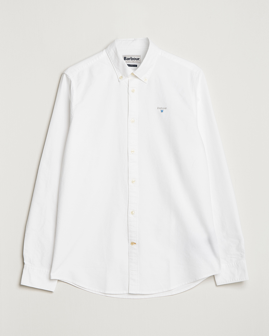 Herr | Best of British | Barbour Lifestyle | Tailored Fit Oxford 3 Shirt White