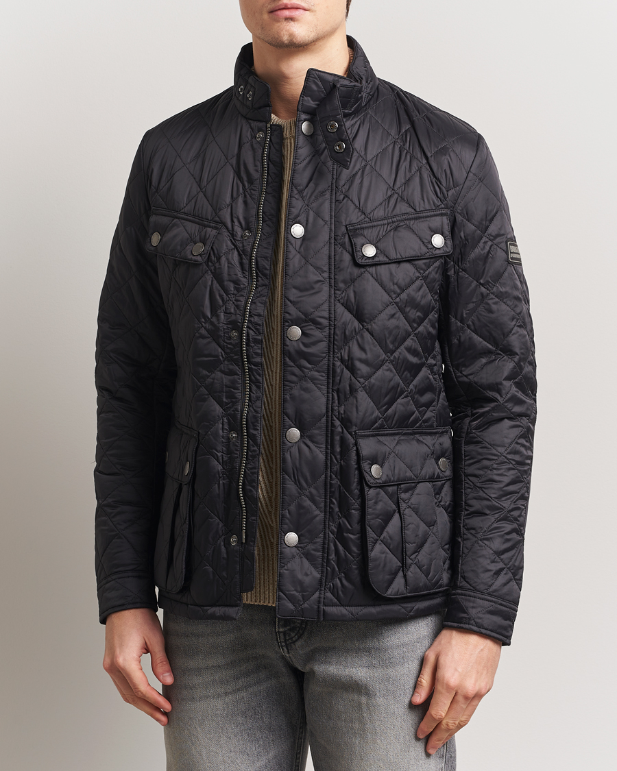 Herr | Barbour | Barbour International | Ariel Quilted Jacket Black