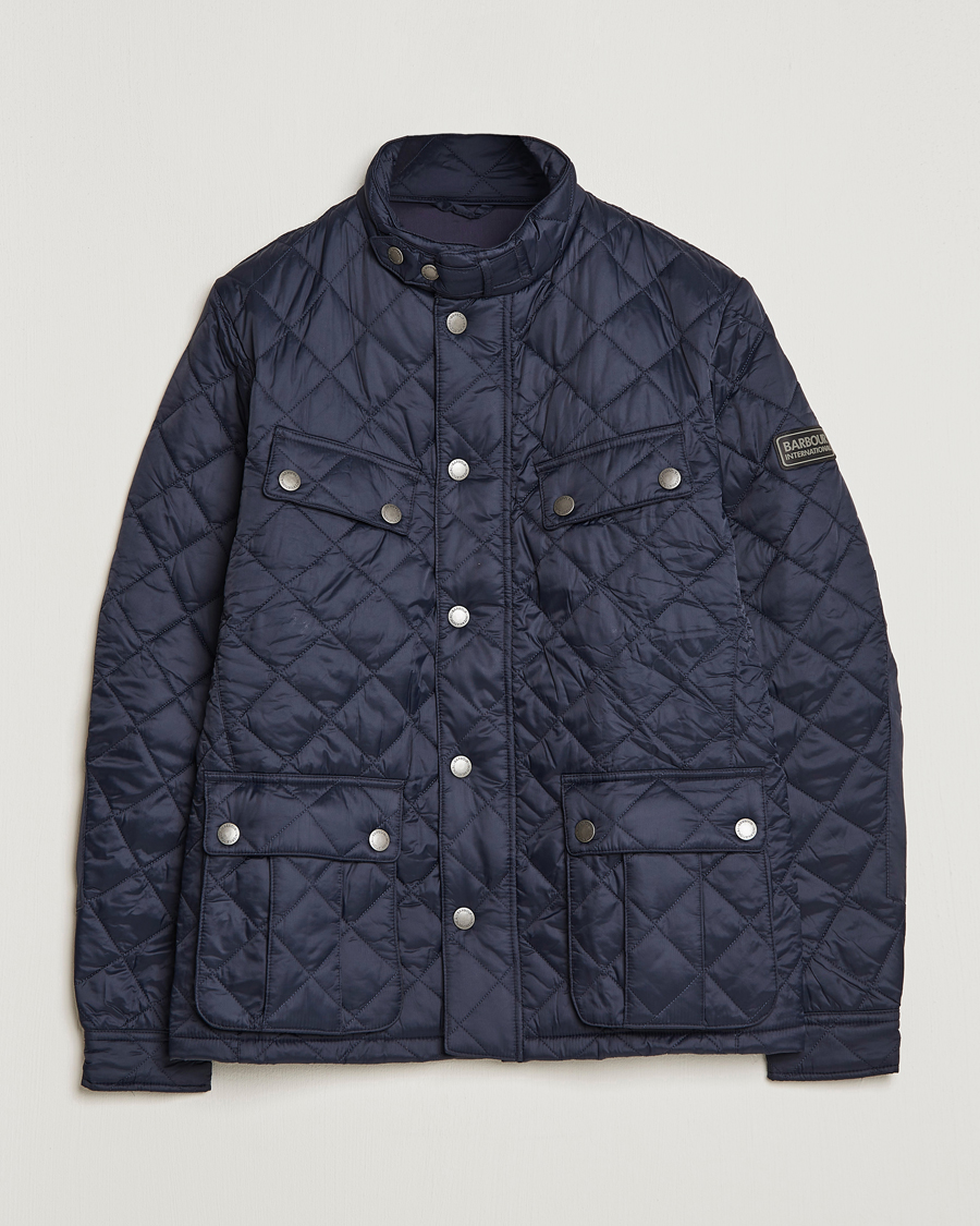 Herr | Jackor | Barbour International | Ariel Quilted Jacket Navy