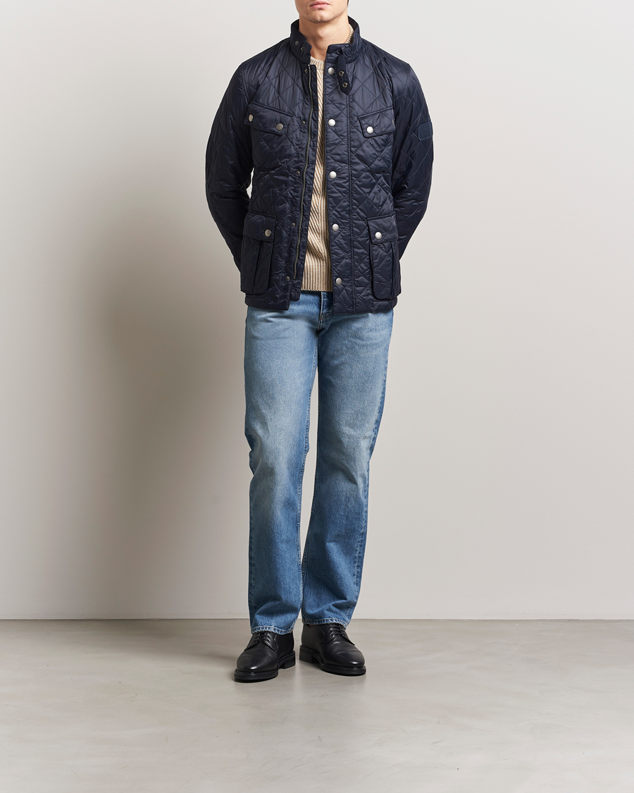 Herr | Jackor | Barbour International | Ariel Quilted Jacket Navy