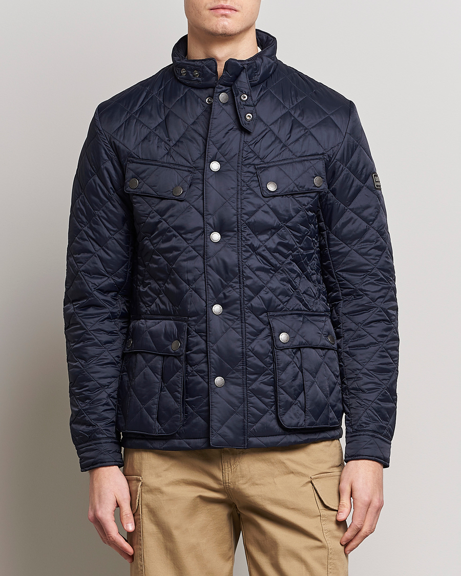 Herr | Quiltade jackor | Barbour International | Ariel Quilted Jacket Navy