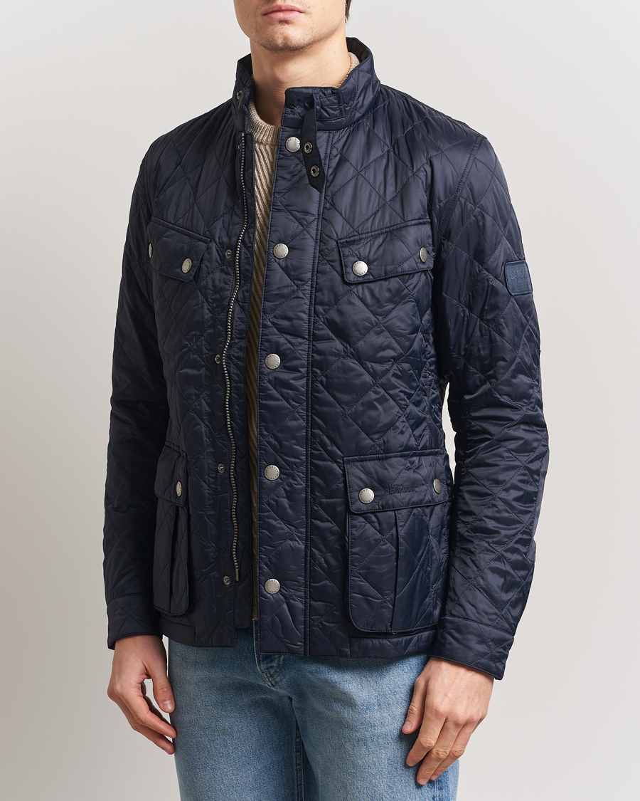 Herr | Jackor | Barbour International | Ariel Quilted Jacket Navy