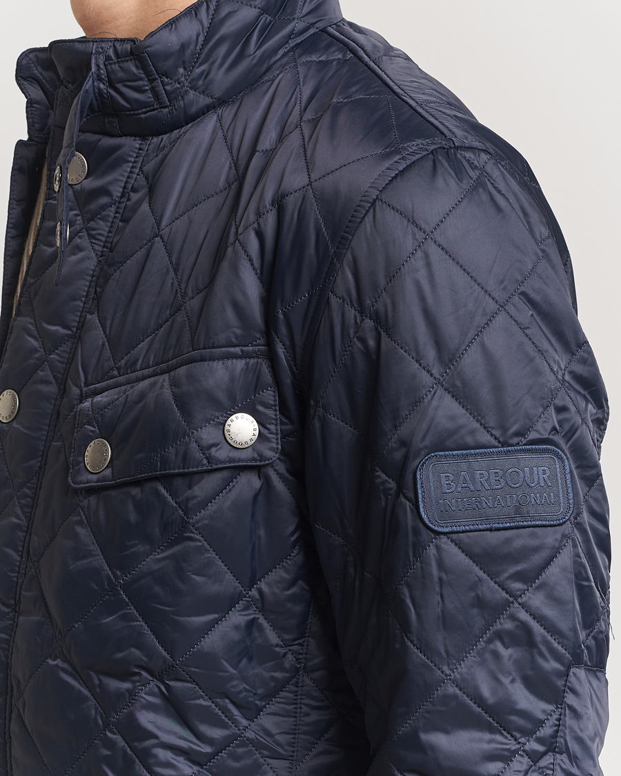 Herr | Jackor | Barbour International | Ariel Quilted Jacket Navy