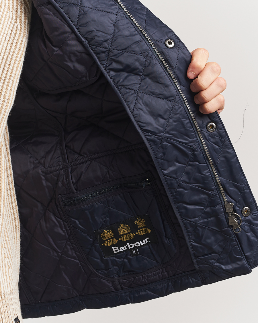 Herr | Jackor | Barbour International | Ariel Quilted Jacket Navy