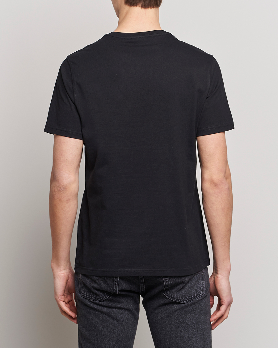 Herr | T-Shirts | Barbour International | Large Logo Crew Neck Tee Black
