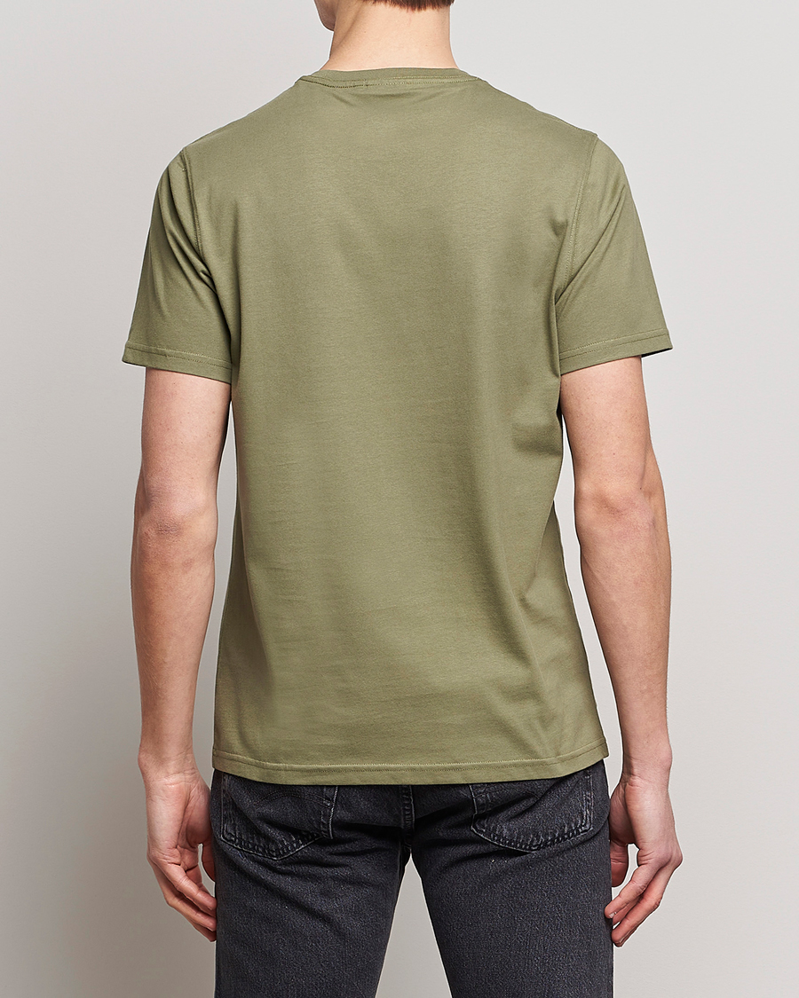 Herr | T-Shirts | Barbour International | Large Logo Crew Neck Tee Light Moss