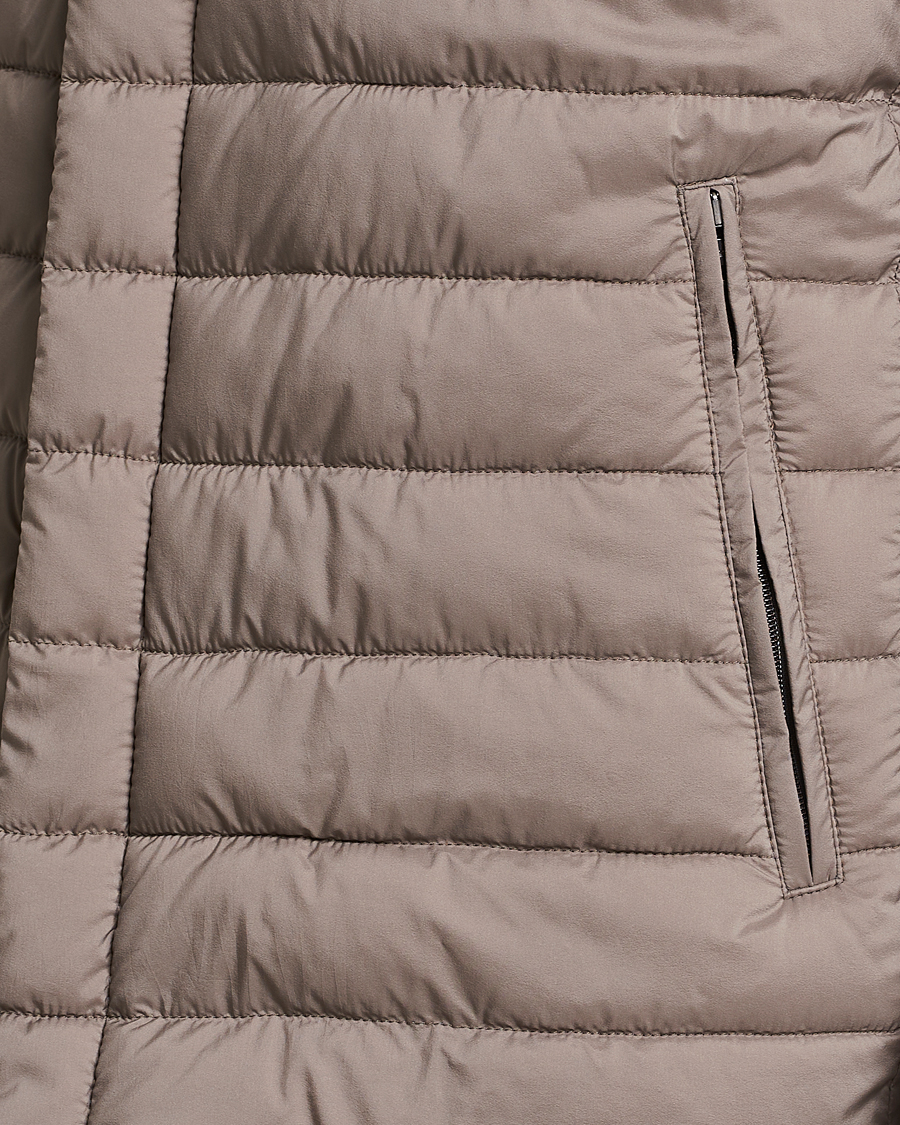 Herr | Jackor | Herno | Nuage Matt Nylon Vest Taupe