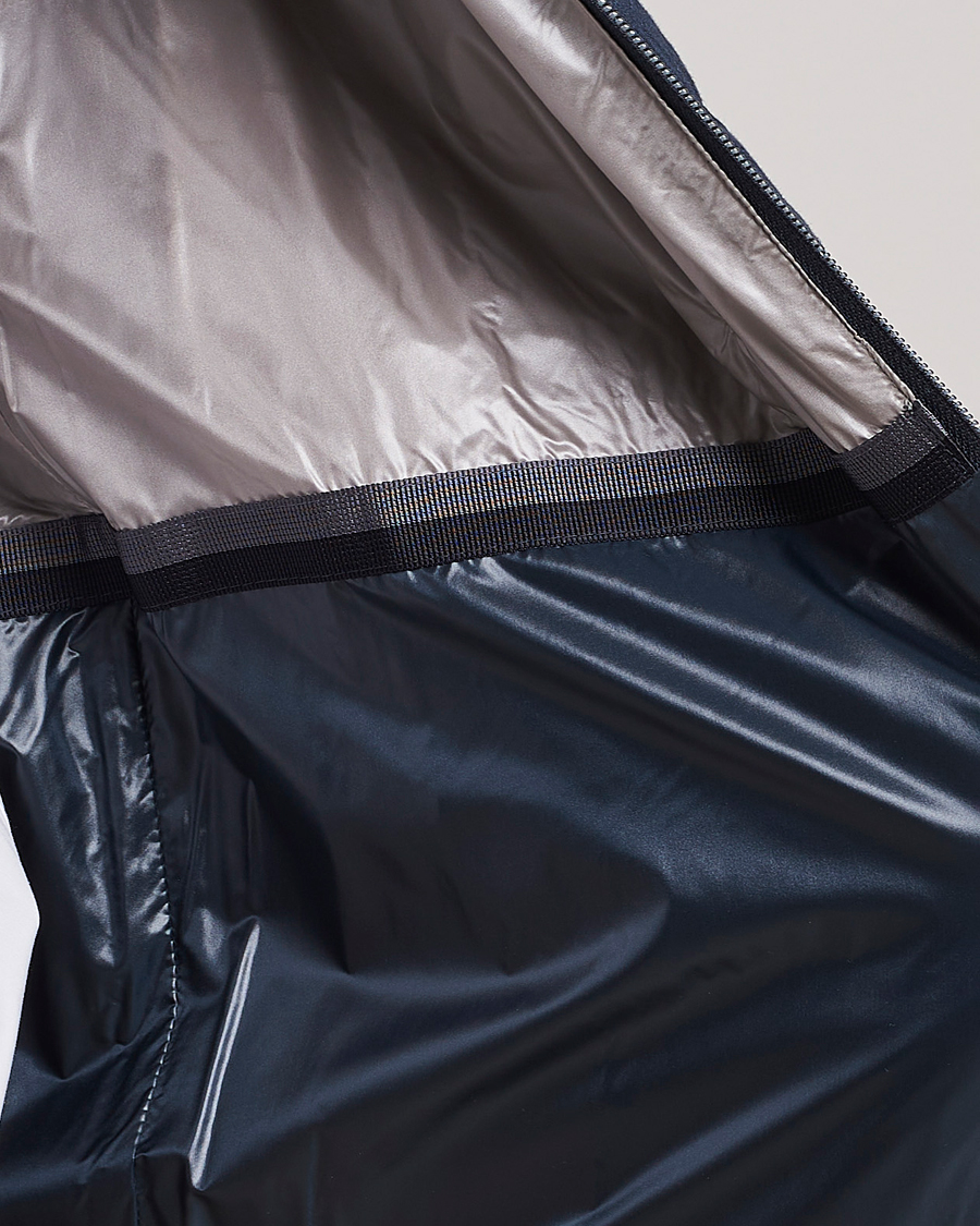 Herr | Västar | Herno | Padded Linen Vest Navy