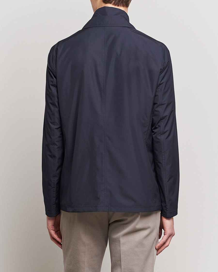 Herr | Jackor | Herno | Nylon Zip Blazer Navy