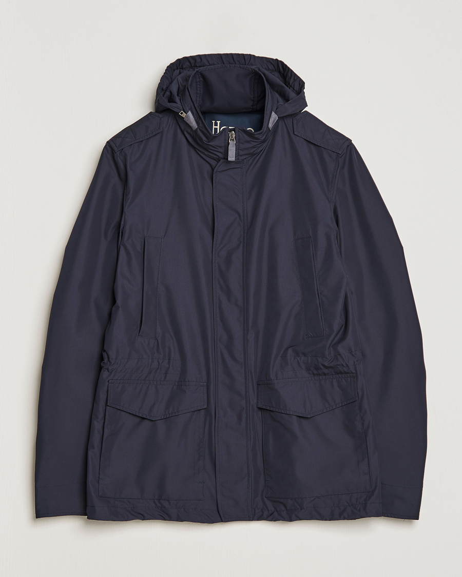 Herr | Jackor | Herno | Nylon Field Jacket Navy