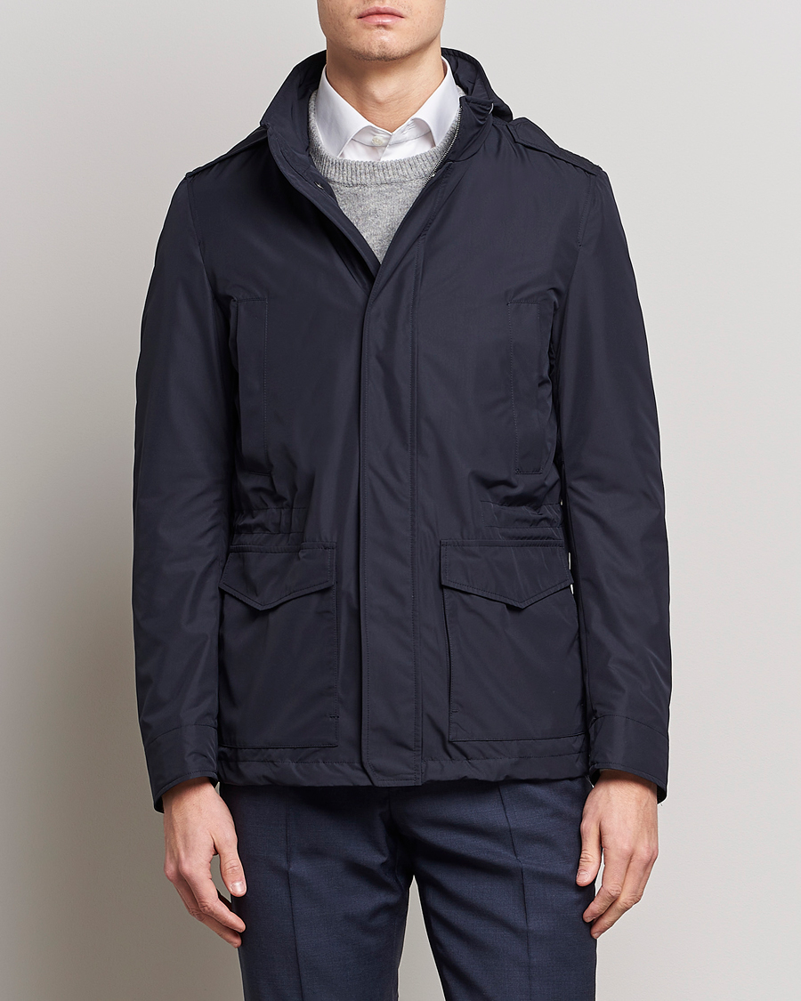 Herr | Vårjackor herr | Herno | Nylon Field Jacket Navy