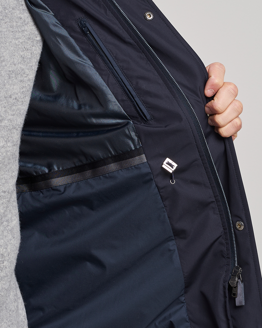 Herr | Jackor | Herno | Nylon Field Jacket Navy