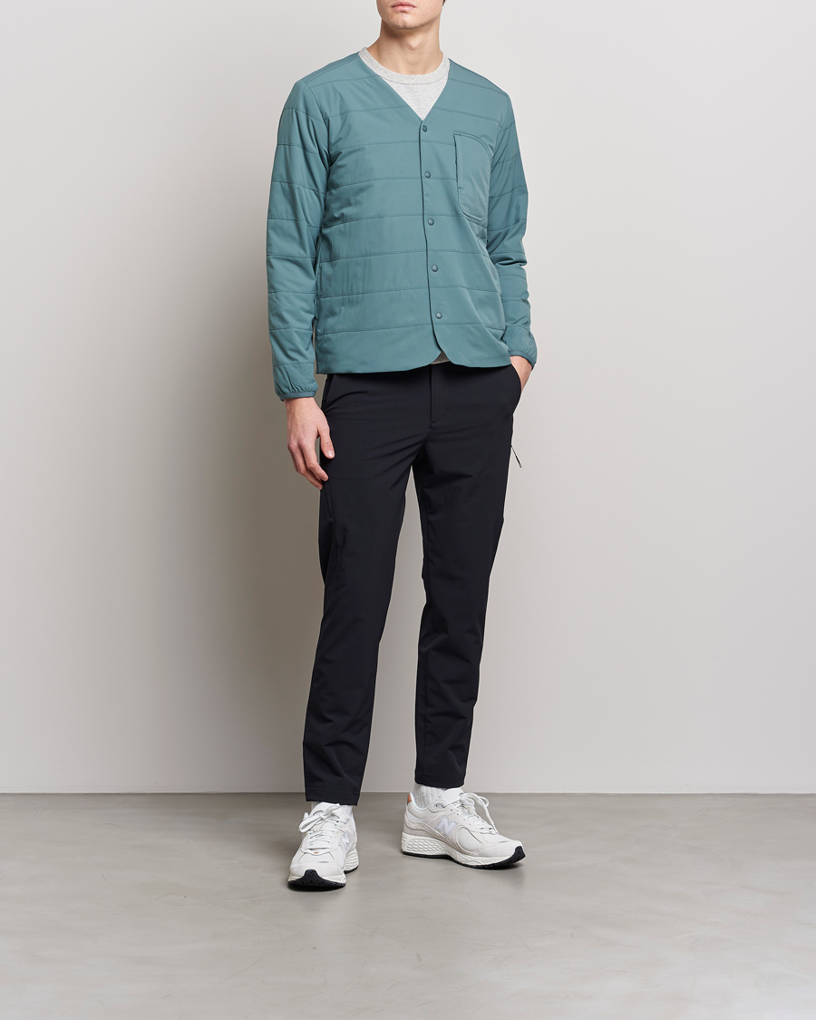 Herr | Tröjor | Snow Peak | Flexible Insulated Cardigan Balsam Green