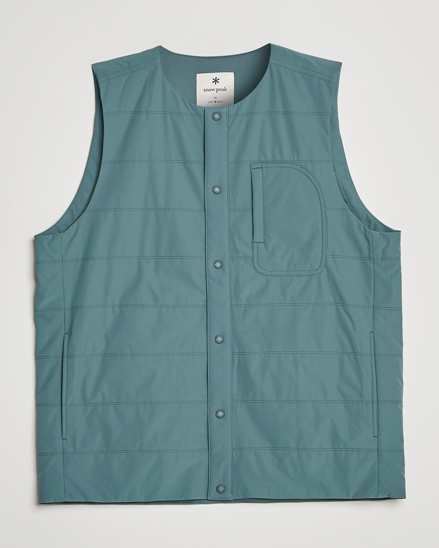 Herr | Västar | Snow Peak | Flexible Insulated Vest Balsam Green