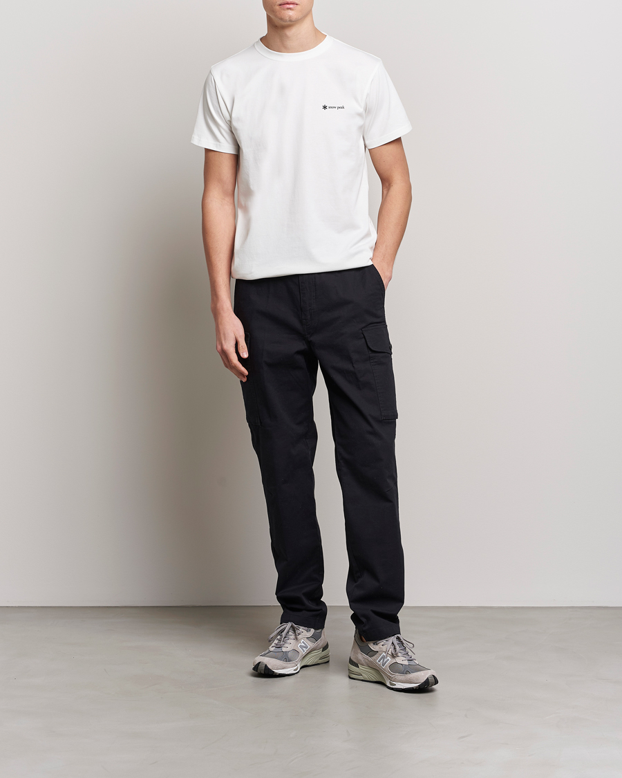 Herr | T-Shirts | Snow Peak | Organic Cotton Logo T-Shirt White