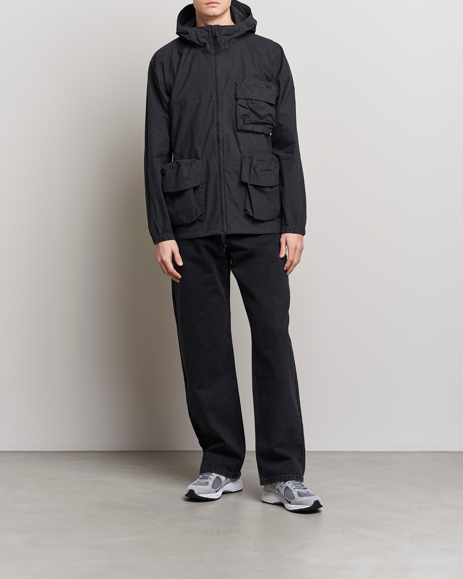 Herr | Jackor | Snow Peak | Indigo C/N Parka Black