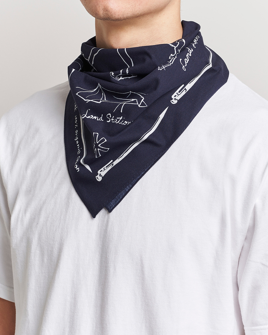Herr | Snow Peak OG Cotton Noaspbi Bandana Navy | Snow Peak | OG Cotton Noaspbi Bandana Navy