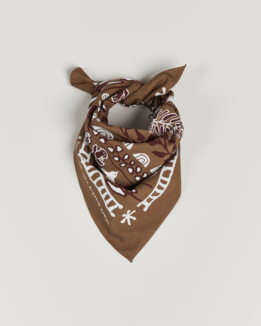 Herr | Snow Peak OG Cotton Nordic Bandana Brown | Snow Peak | OG Cotton Nordic Bandana Brown