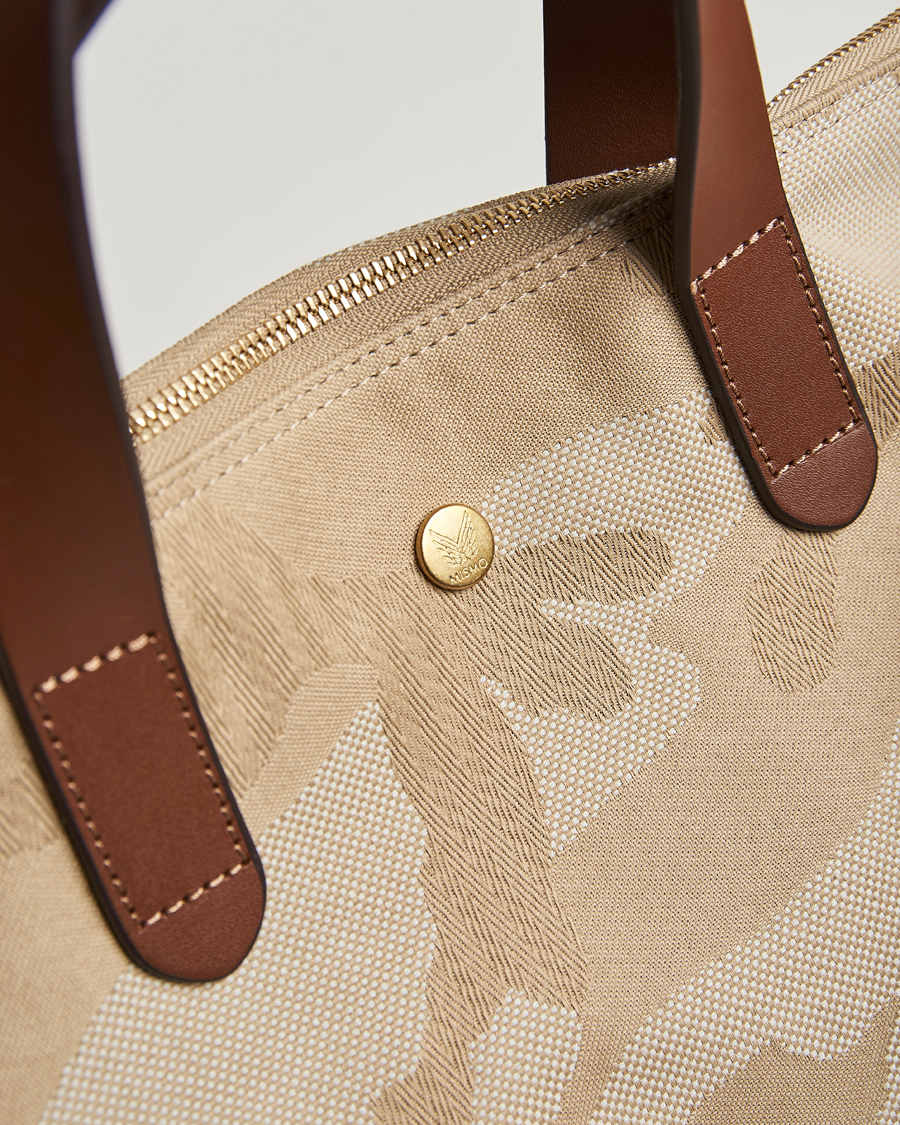Herr | Mismo M/S Canvas Shopper Shades of Dune/Cuoio | Mismo | M/S Canvas Shopper Shades of Dune/Cuoio
