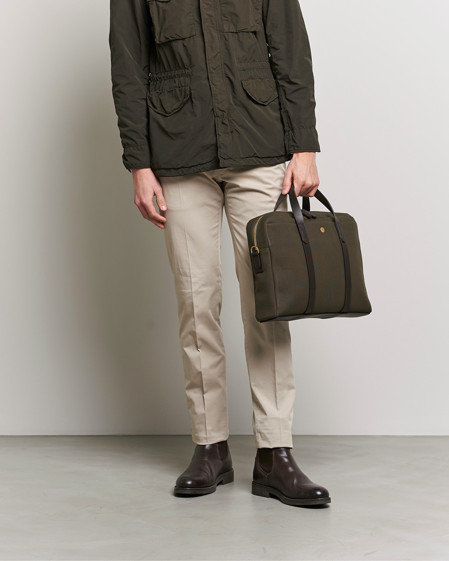 Herr | Business & Beyond | Mismo | M/S Aspire Briefcase Army/Dark Brown