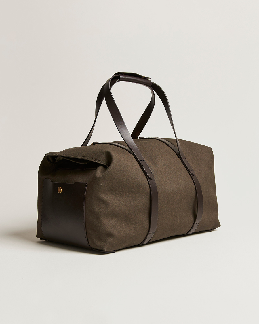 Herr | Mismo M/S Supply Weekendbag Army/Dark Brown | Mismo | M/S Supply Weekendbag Army/Dark Brown