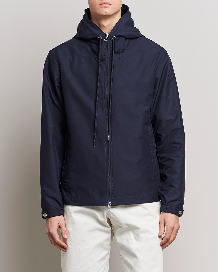 Herr | Jackor | Moncler | Atria Hooded Jacket Navy